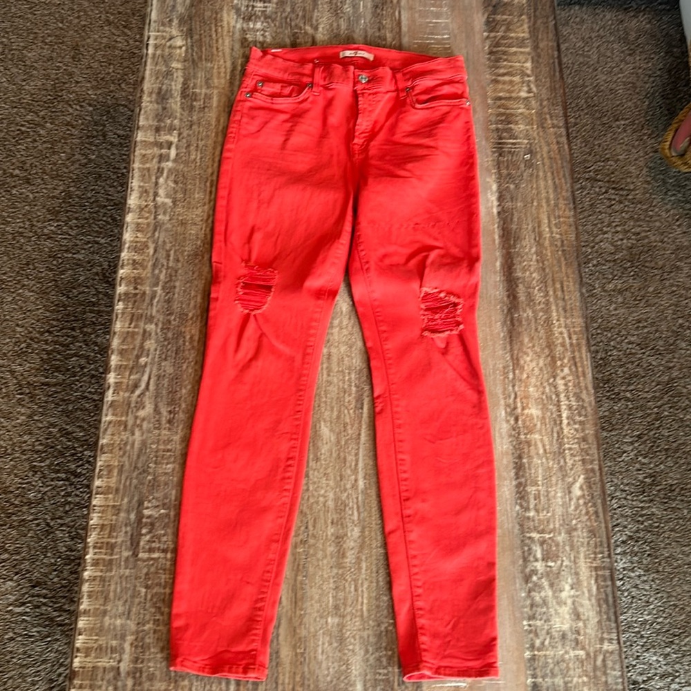 Citizens of humanity coral denim jeans